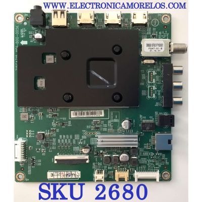 MAIN PARA SMART TV INSIGNIA 4K UHD / NUMERO DE PARTE XKCB02K089 / 715GA715-M01-B00-005K / (G)XKCB02K089010X / KSA650007 / 5483012 / PANEL TPT650WR-D022.L REV:S01G / DISPLAY ST6451D02-02 VER.2.1 / MODELO NS-65DF710NA21